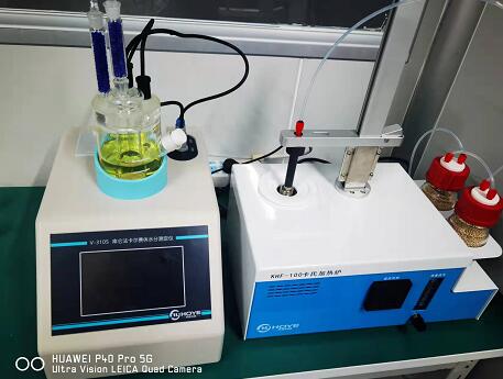 V310S-KHF卡氏加熱爐水分測定儀走進南京診斷試劑研發企業